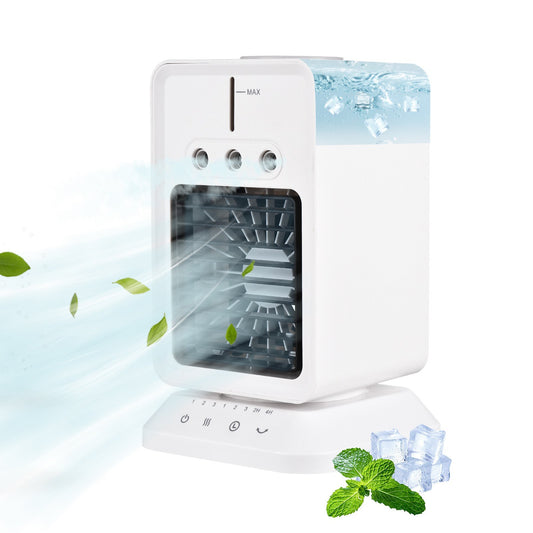 3-Speed Portable Mini Air Cooler & Humidifier for Home, Office, and Camping
