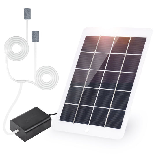 Solar Oxygen Air Pump Kit for Aquarium Fish Tank
