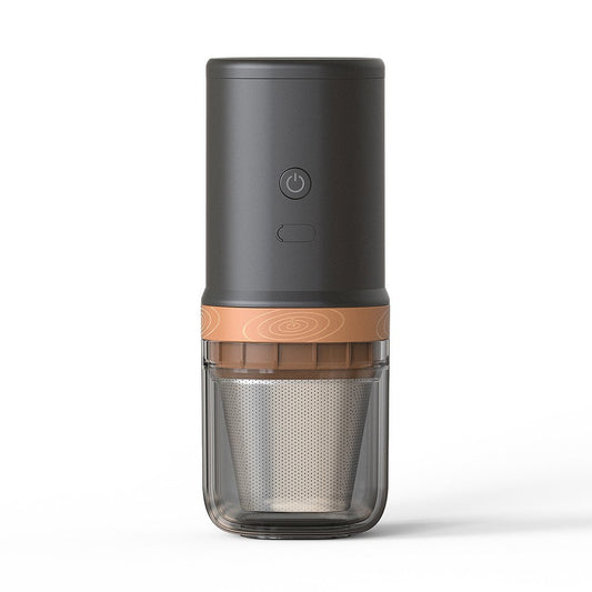 Portable USB Rechargeable Electric Burr Coffee Grinder, 24W, 25 Adjustable Gears, Stainless Steel Core, Includes Cleaning Brush