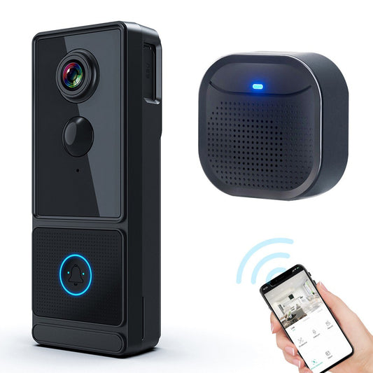 1080P HD Wireless Video Doorbell Camera with Night Vision, IP65 Waterproof, Cloud Storage & App Remote Control