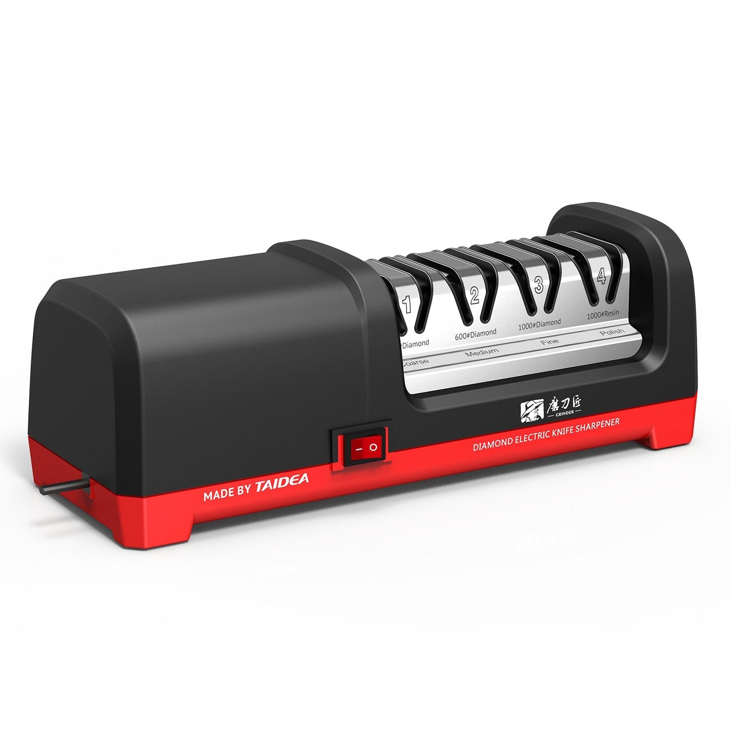 4-Stage Electric Knife Sharpener 20° for Kitchen & Ceramic Knives - TAIDEA TG2102