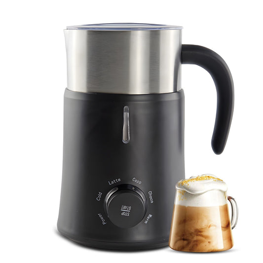 5-in-1 Electric Milk Frother 700ml – Hot & Cold Foam Maker for Lattes, Cappuccinos & Hot Chocolate