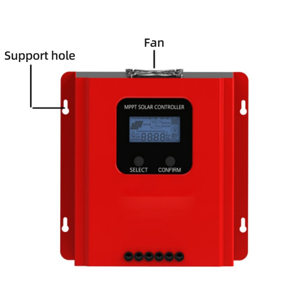 MPPT Solar Charge Controller 60A 12V-48V Auto Recognition with LCD & RS485 for Sealed, Gel, Flooded Batteries