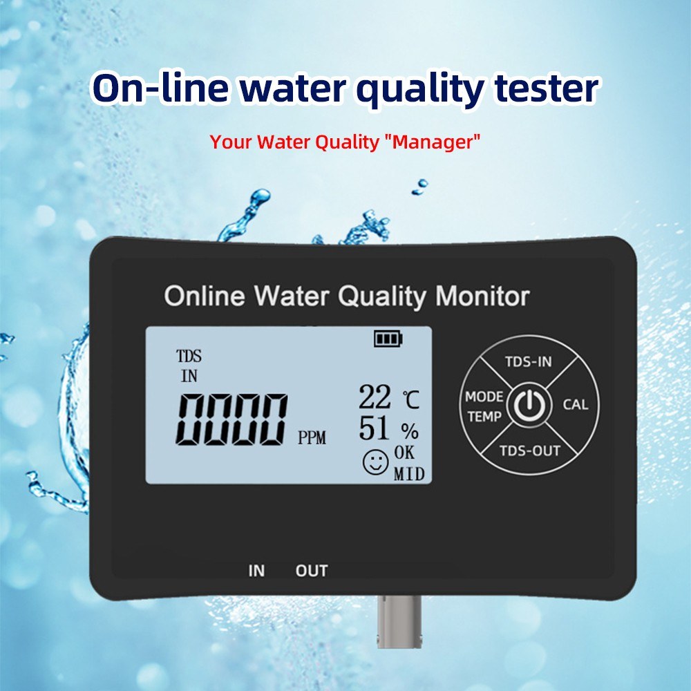 5-in-1 Digital PH Meter for Water - Easy Calibration, EC/TDS/PH/Temperature/Humidity Tester with Sensors & Storage Box for Drinking Water, Pool, Aquarium
