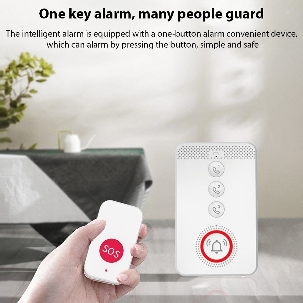 Elderly SOS Emergency Wireless Pager System with Portable Alert Button