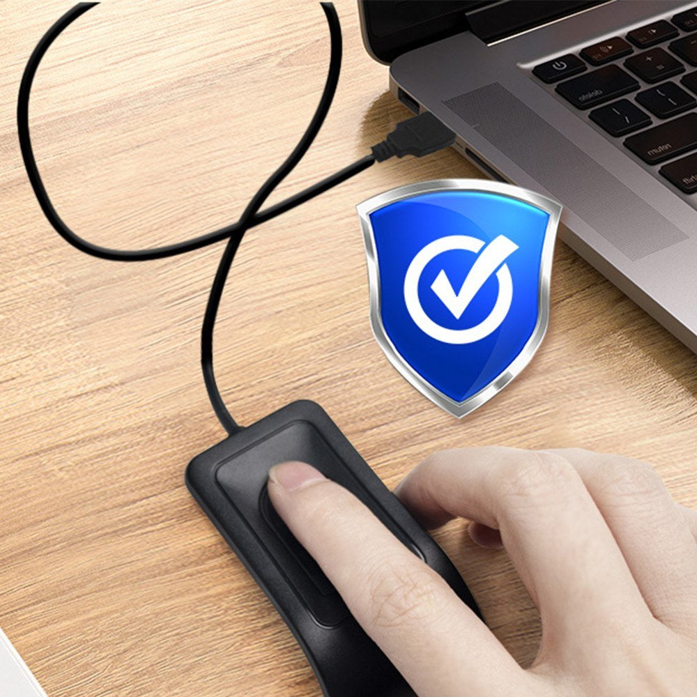 USB Biometric Fingerprint Reader for PC & Laptop - Password-Free Access