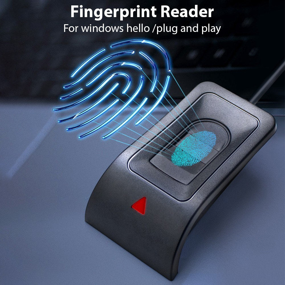 USB Biometric Fingerprint Reader for PC & Laptop - Password-Free Access