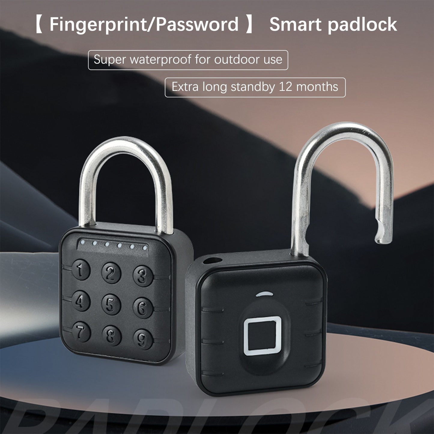 Smart Waterproof Combination Lock with Tuya App - Rust-resistant, Fast Unlock for Gym, Bike, Luggage, Door