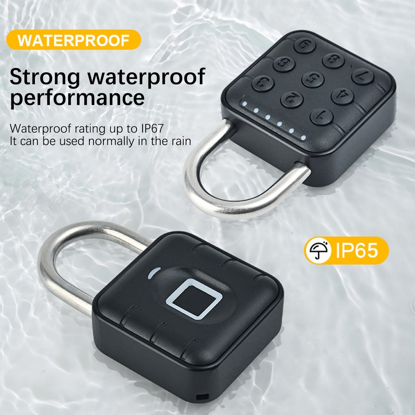Smart Waterproof Combination Lock with Tuya App - Rust-resistant, Fast Unlock for Gym, Bike, Luggage, Door