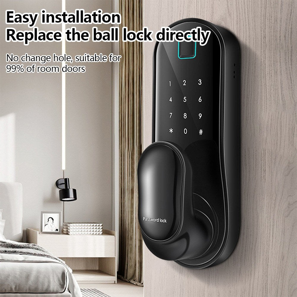 WiFi Smart Door Lock with Biometric, Keyless Entry, App Control, 2 Cards, 2 Keys for Office/Home