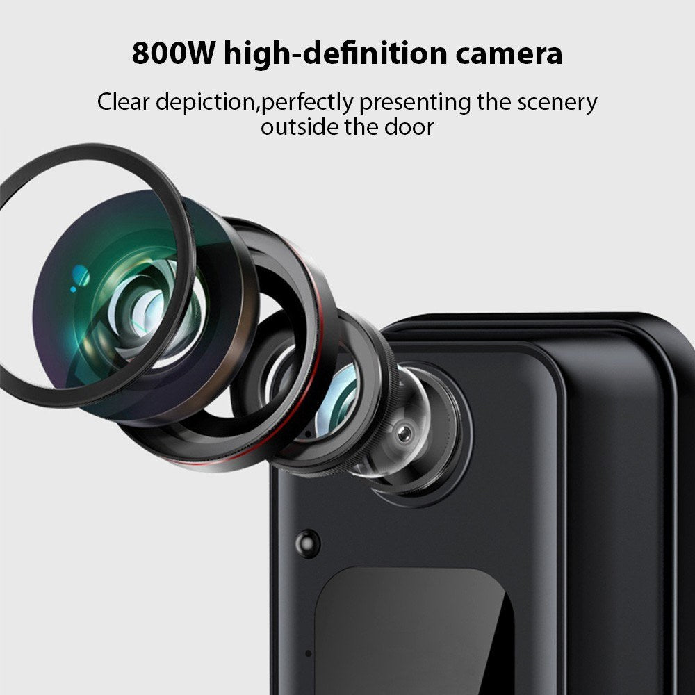 Smart 4.3-Inch Wireless Video Doorbell with HD Intercom & Monitoring