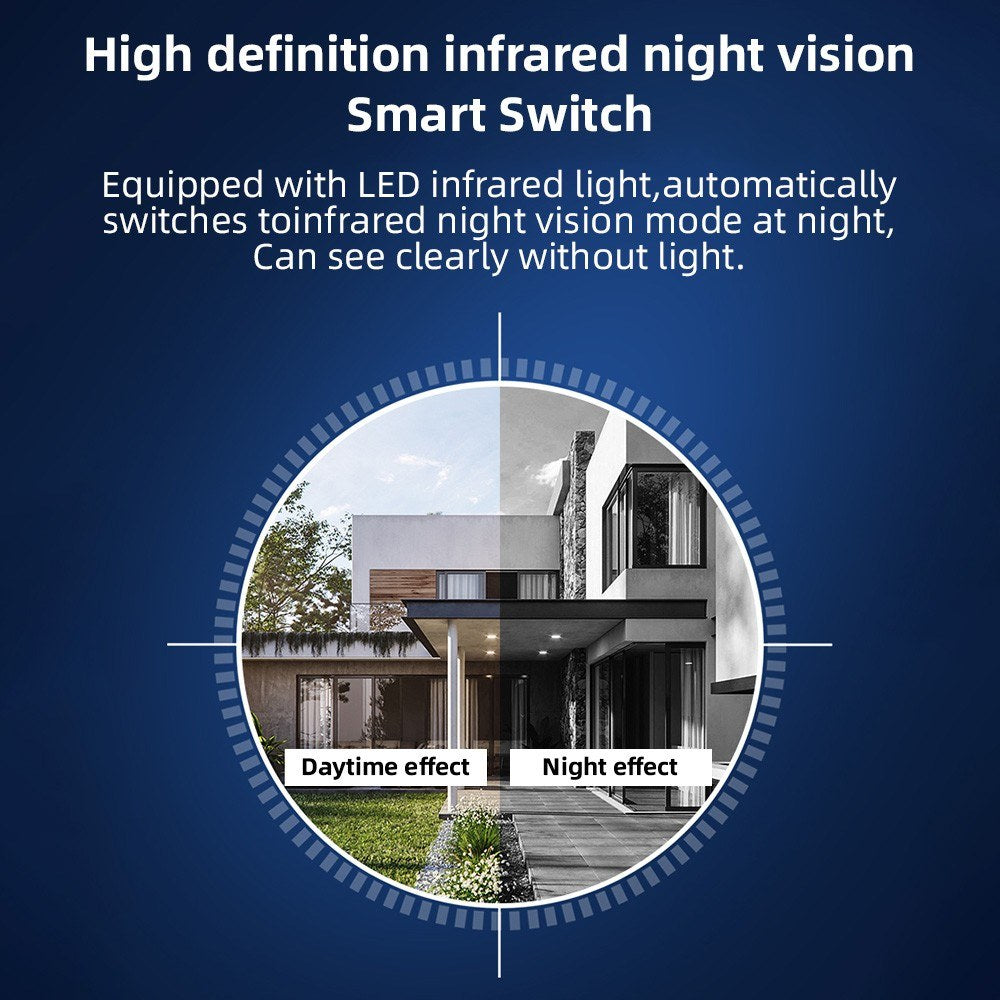Wireless Smart Doorbell Camera with 125° Wide-Angle Lens, Bidirectional Intercom, Night Vision, One-Button Wake-up for Home or Office