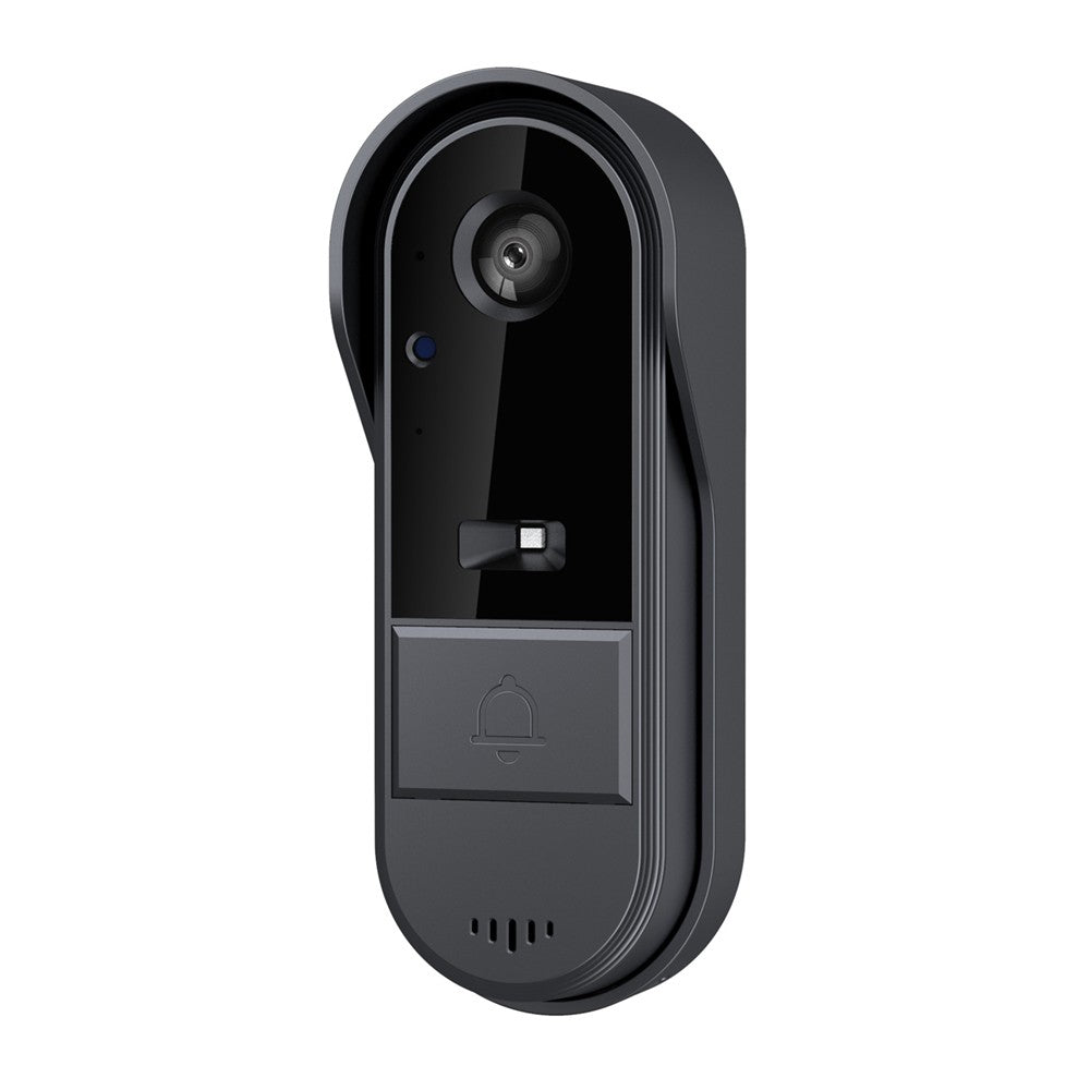 Wireless Smart Doorbell Camera with 125° Wide-Angle Lens, Bidirectional Intercom, Night Vision, One-Button Wake-up for Home or Office
