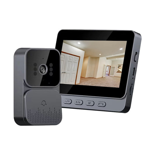 4.3-Inch IPS Screen Wireless Video Intercom Doorbell - HD Monitor, Two-Way Intercom for Home, Villa & Office