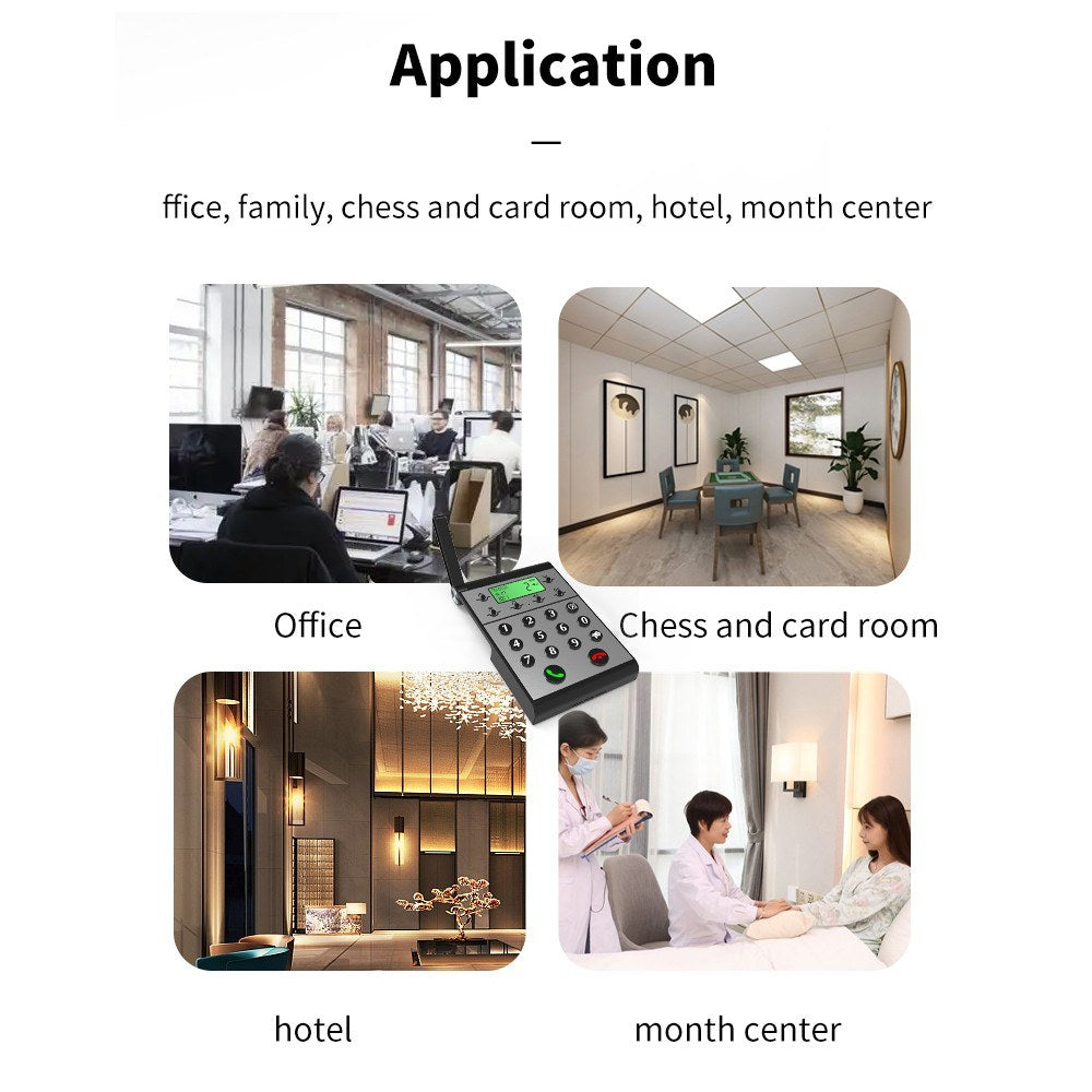 Smart Wireless Digital Voice Intercom System for Office & Home