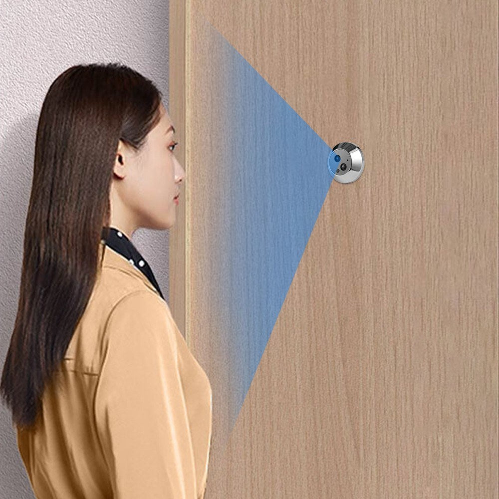1080P WiFi Video Doorbell with 4.3” Display, Night Vision, Motion Detection & Tuya Smart App for Apartments