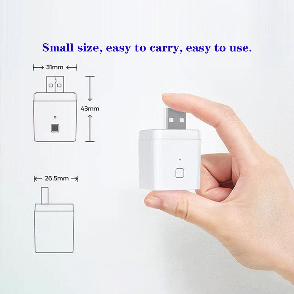 Portable USB Smart Home Gateway: Zigbee/Tuya APP Remote Control with LED, Voice Control, Home Assistant Integration