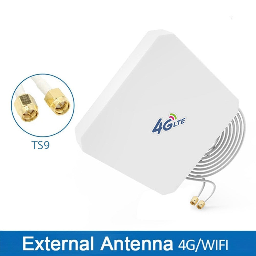 TS9 Dual Line 4G LTE WiFi Signal Extender Booster for Home - 35dB High Gain Indoor Mobile Broadband Antenna