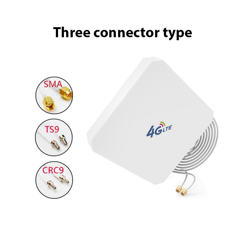 TS9 Dual Line 4G LTE WiFi Signal Extender Booster for Home - 35dB High Gain Indoor Mobile Broadband Antenna