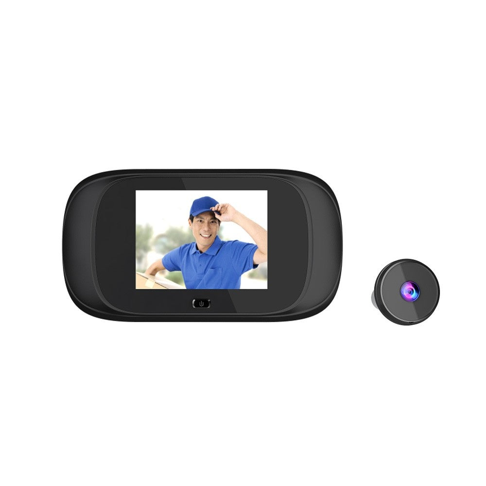 Wireless Doorbell Camera 2.8 Color Display Peephole 90° Wide Angle Viewer for Home Security