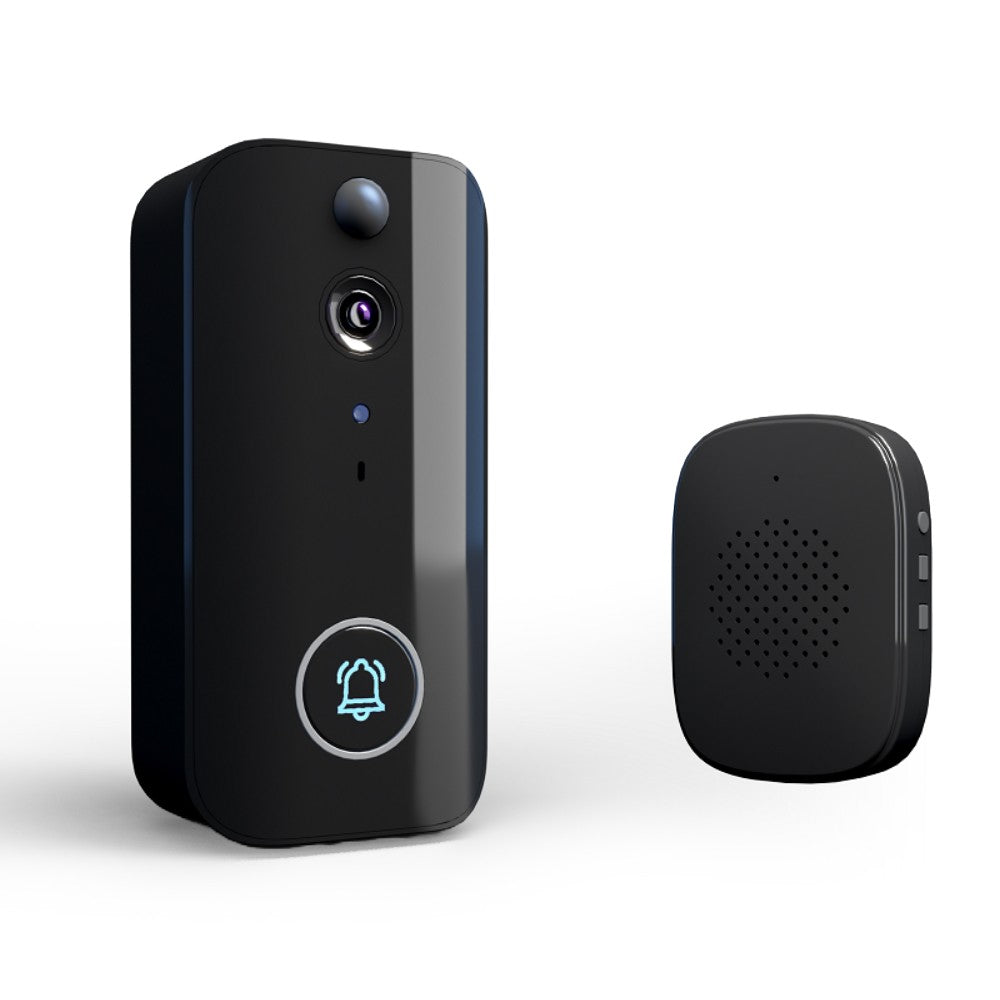 Wireless Smart Video Doorbell Camera with Motion Detection, Rechargeable, HD Night Vision, Two-Way Audio for Home and Office