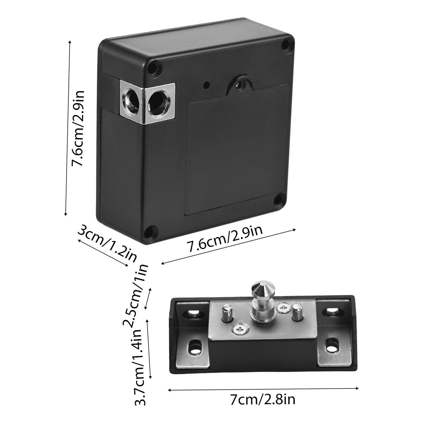 Keyless RFID Smart Cabinet Lock: Programmable Invisible Lock for Wooden Drawers & Cupboards