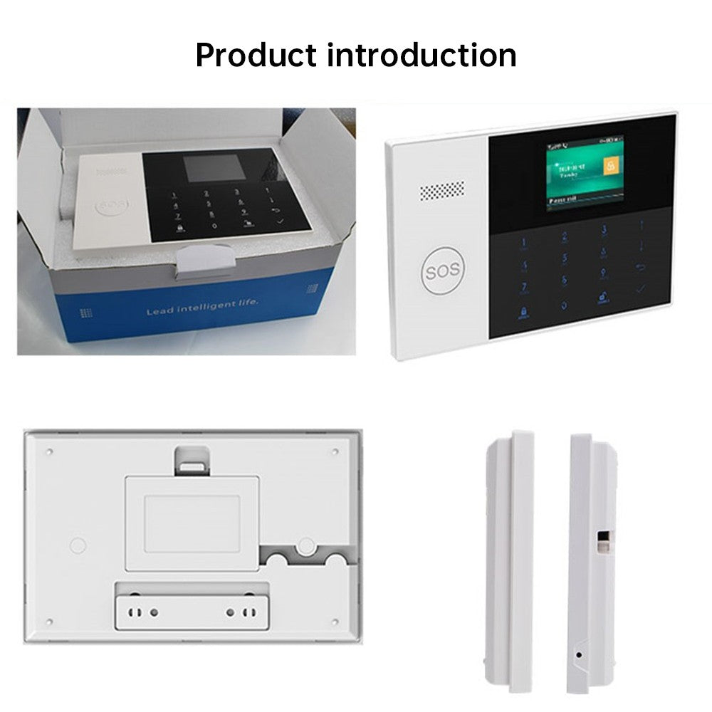 Advanced Home Security Smart Alarm System with TFT LCD Display, App Control, One-Button Alarm, 2-Way Voice Intercom, Expandable to 100 Detectors