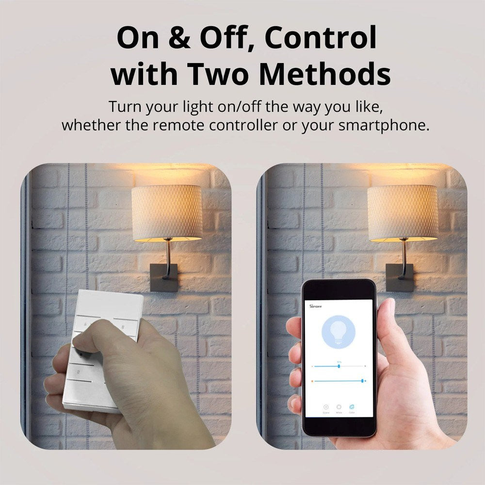 Smart Dimmer Switch with RM433R2 Remote, Adjustable Brightness, Sunrise/Sunset Mode, Timing, Alexa Compatible