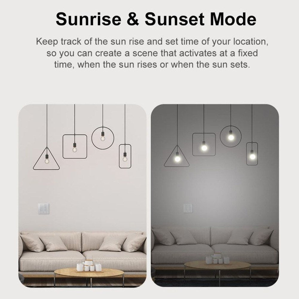 Smart Dimmer Switch with RM433R2 Remote, Adjustable Brightness, Sunrise/Sunset Mode, Timing, Alexa Compatible