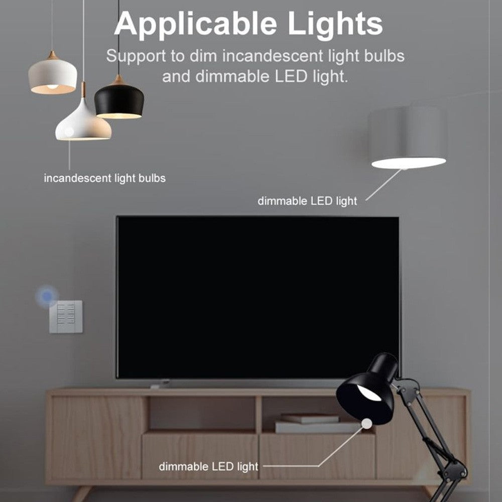 Smart Dimmer Switch with RM433R2 Remote, Adjustable Brightness, Sunrise/Sunset Mode, Timing, Alexa Compatible