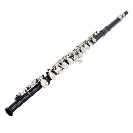 Silver Plated Cupronickel Western Concert Flute, 16 Holes, C Key Woodwind Instrument