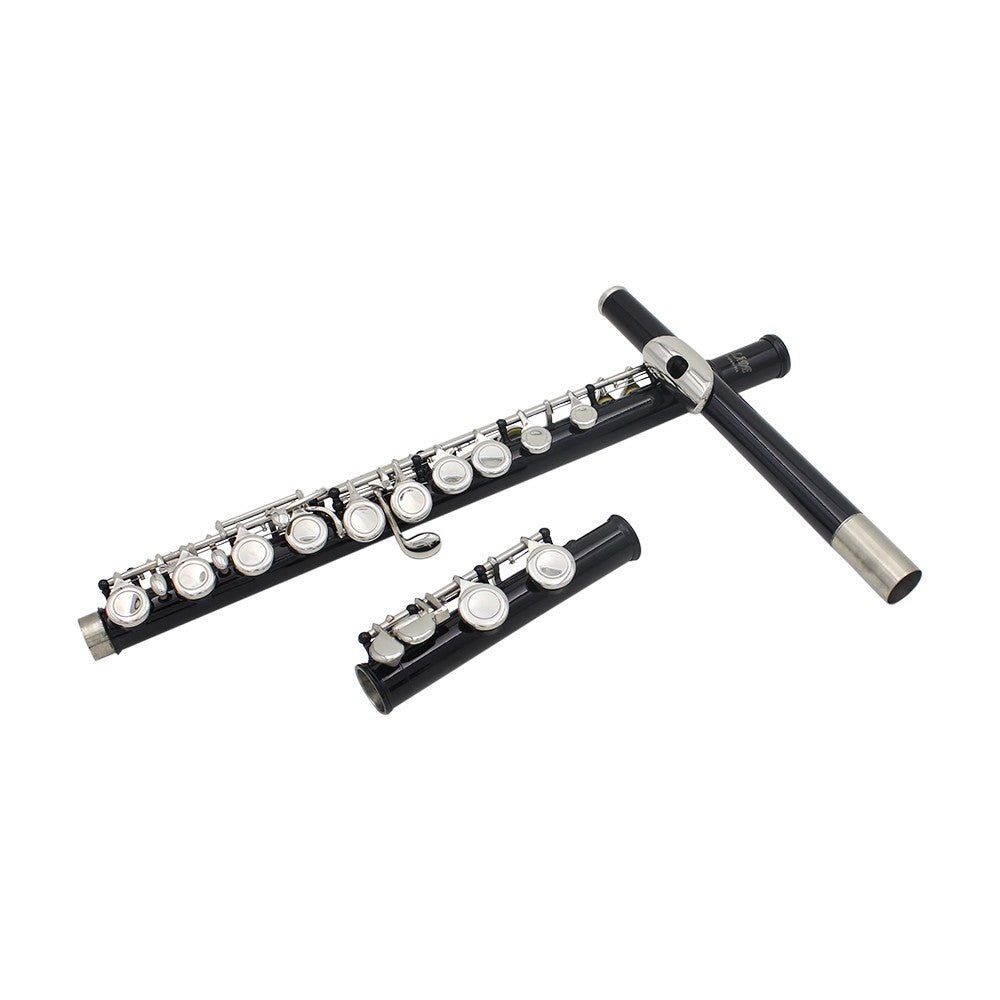 Silver Plated Cupronickel Western Concert Flute, 16 Holes, C Key Woodwind Instrument