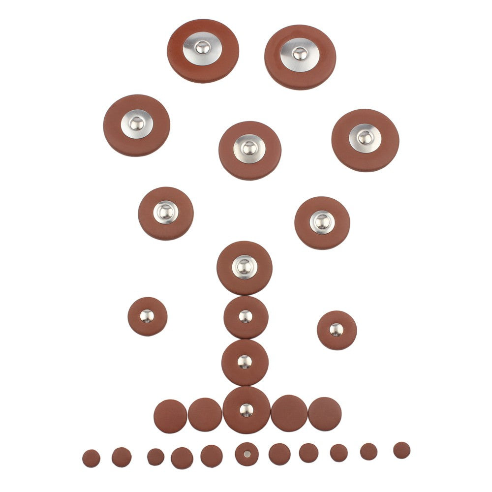 25pcs Tenor Saxophone Leather Replacement Pads