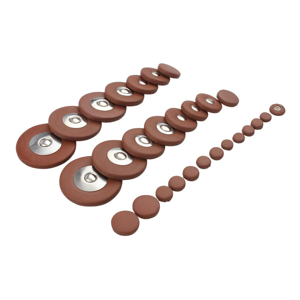 25pcs Tenor Saxophone Leather Replacement Pads