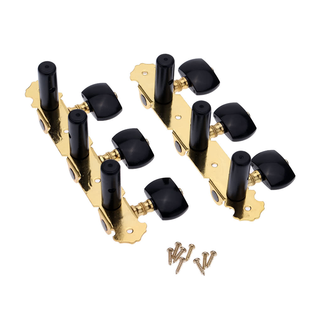 Alison 3P Gold-Plated Classical Guitar Tuning Keys (1 Pair)