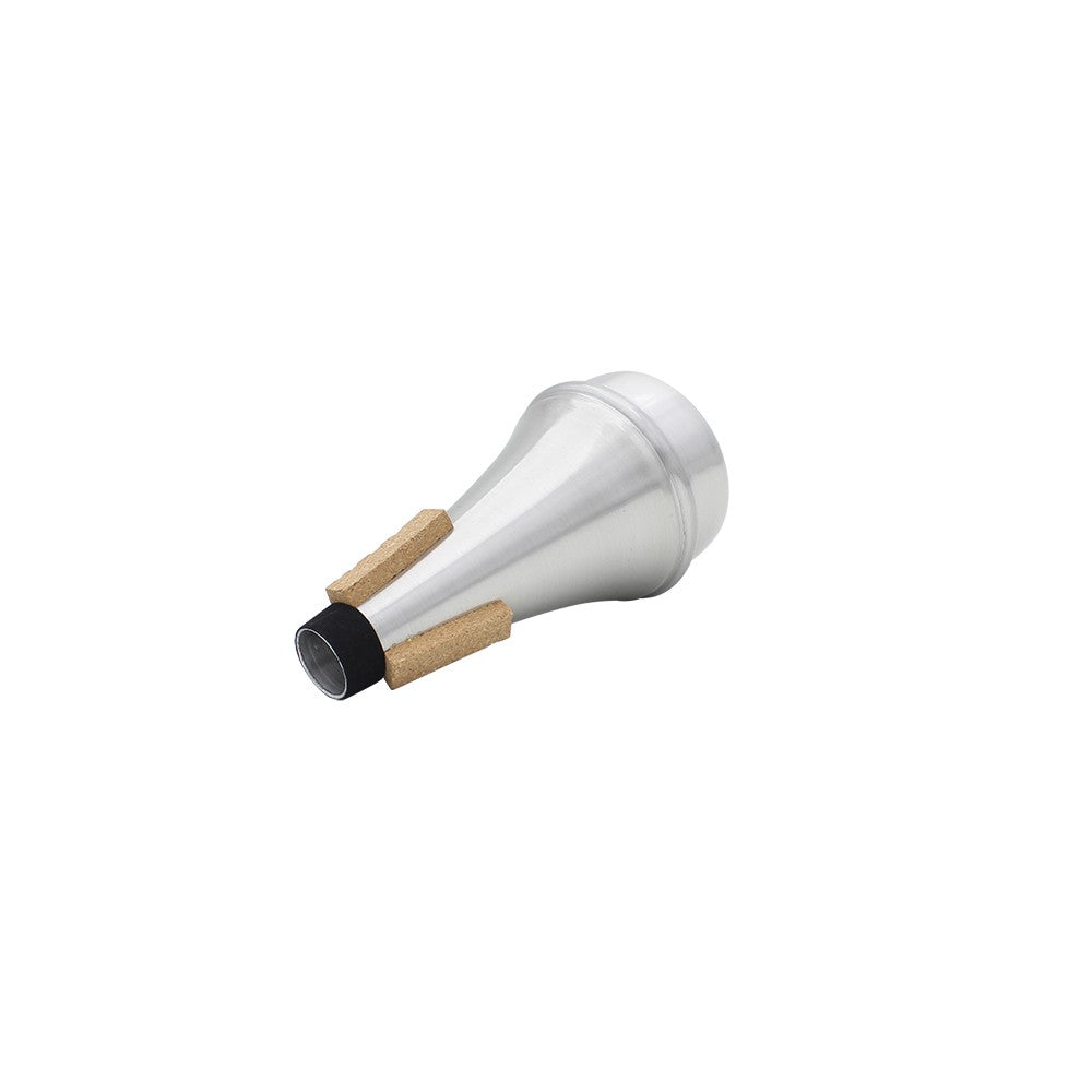 Aluminum Alloy Trumpet Straight Mute - Silver Finish, High Quality