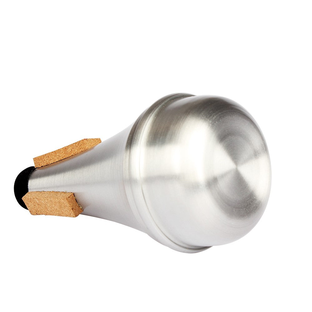 Aluminum Alloy Trumpet Straight Mute - Silver Finish, High Quality