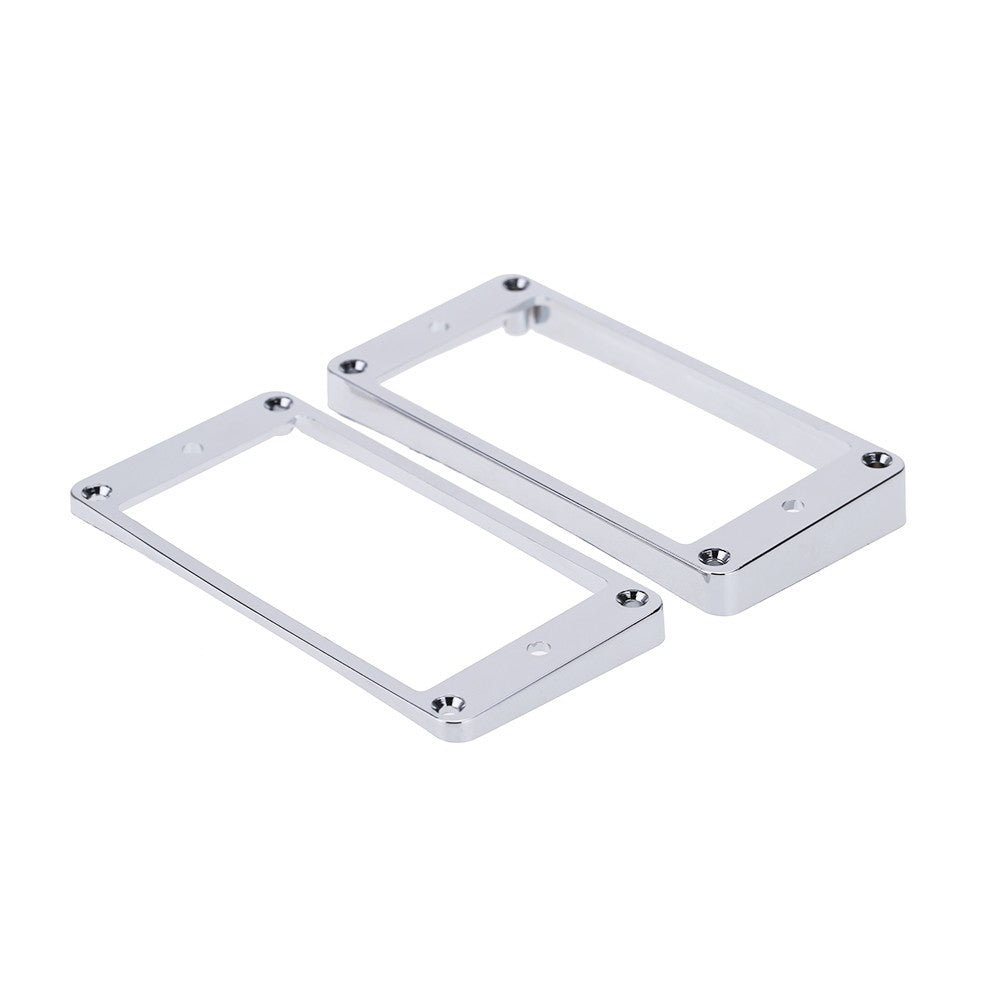 Silver Chrome-Plated Plastic Guitar Pickup Frame Ring for LP Guitar