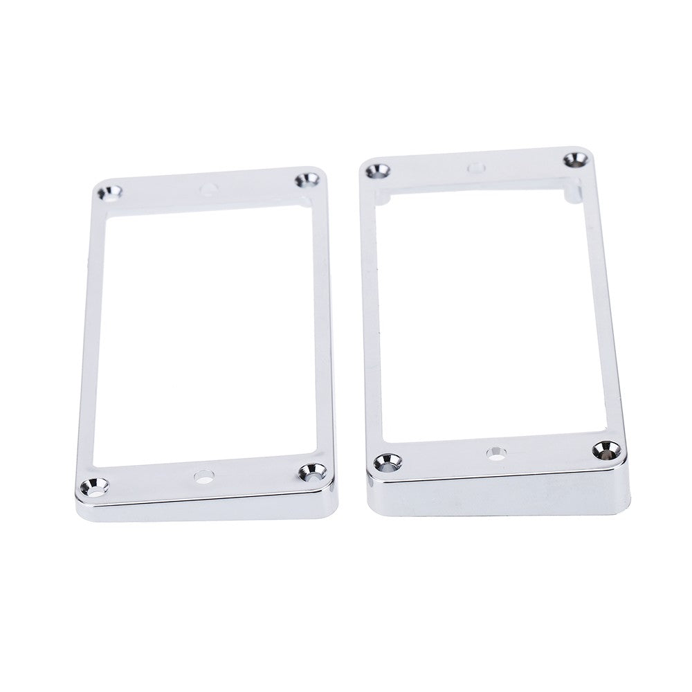 Silver Chrome-Plated Plastic Guitar Pickup Frame Ring for LP Guitar