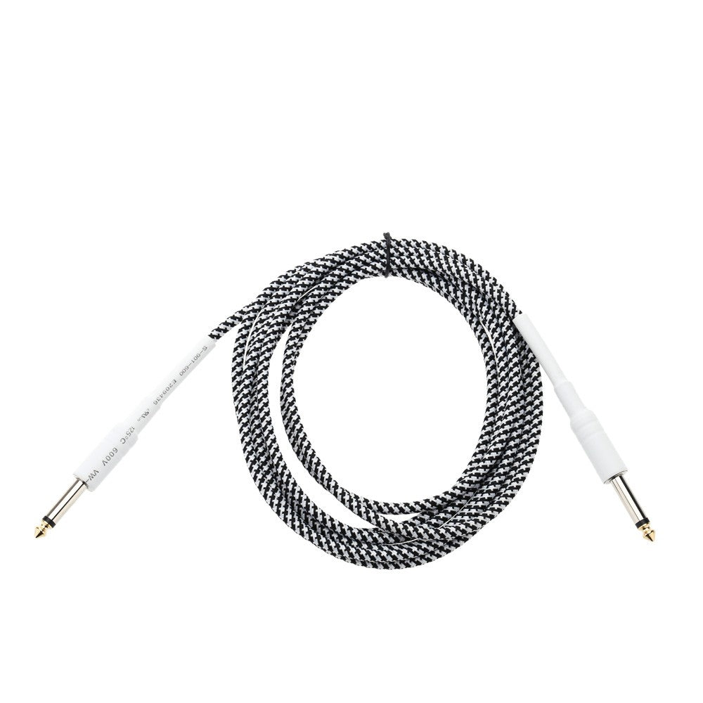 2m (6.6ft) 6.35mm Mono Male to Male Guitar/Bass Instrument Cable