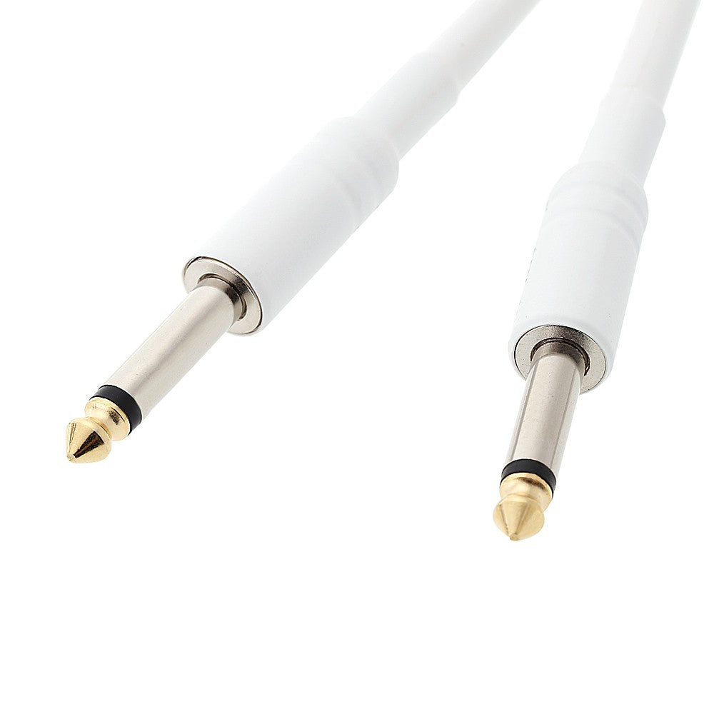 2m (6.6ft) 6.35mm Mono Male to Male Guitar/Bass Instrument Cable