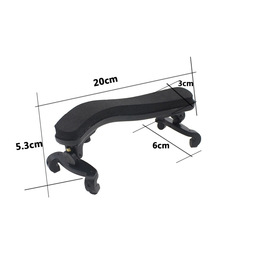 Universal Adjustable Violin Shoulder Rest with EVA Padding for 3/4 & 4/4 Violins