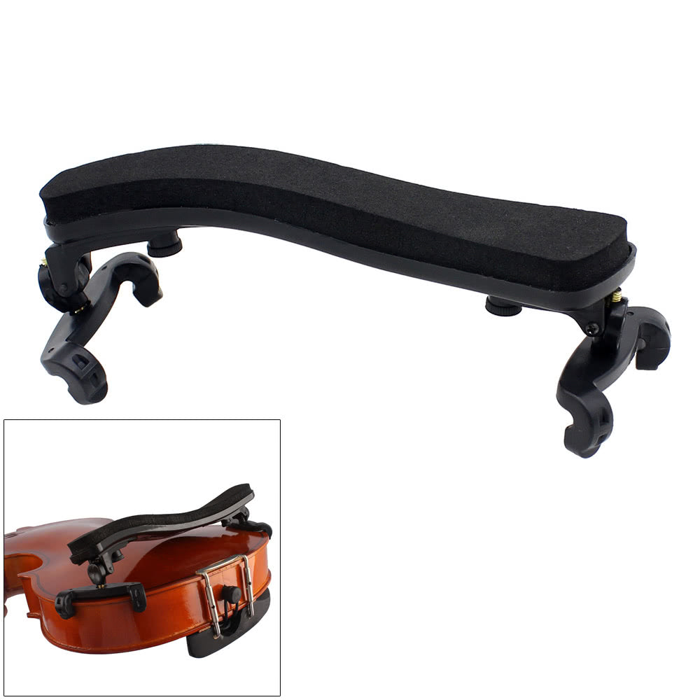 Universal Adjustable Violin Shoulder Rest with EVA Padding for 3/4 & 4/4 Violins