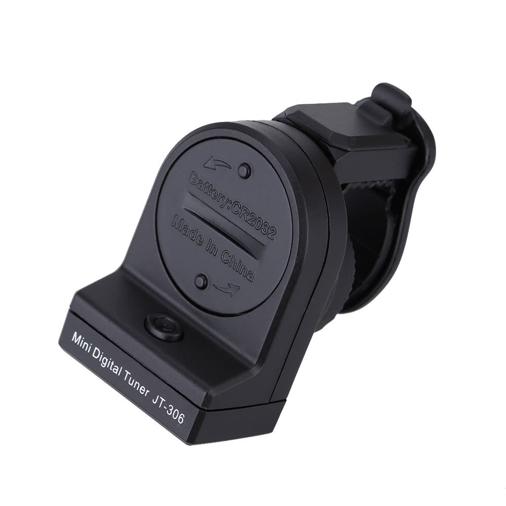 JOYO JT-306 Clip-On Digital Tuner for Guitar, Bass, Violin, Ukulele, Chromatic