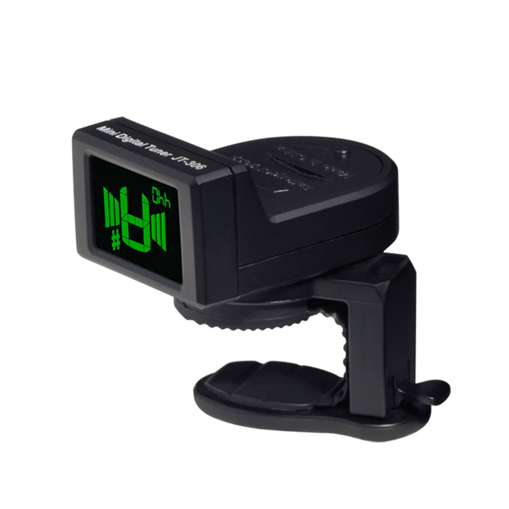 JOYO JT-306 Clip-On Digital Tuner for Guitar, Bass, Violin, Ukulele, Chromatic