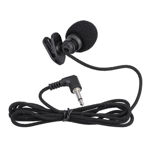 Compact Clip-on 3.5mm Condenser Microphone for PC/Laptop/Speaker