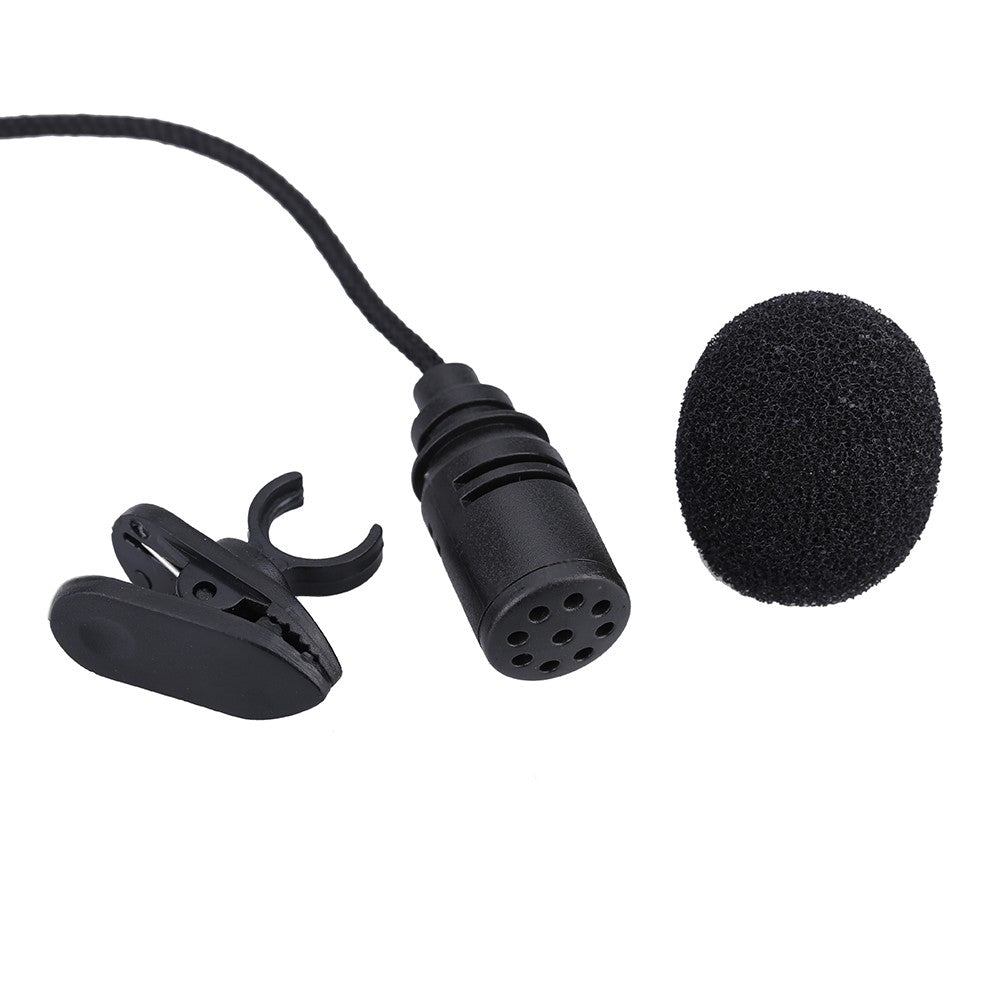 Compact Clip-on 3.5mm Condenser Microphone for PC/Laptop/Speaker