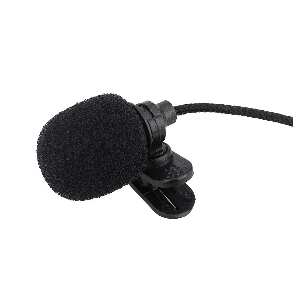 Compact Clip-on 3.5mm Condenser Microphone for PC/Laptop/Speaker
