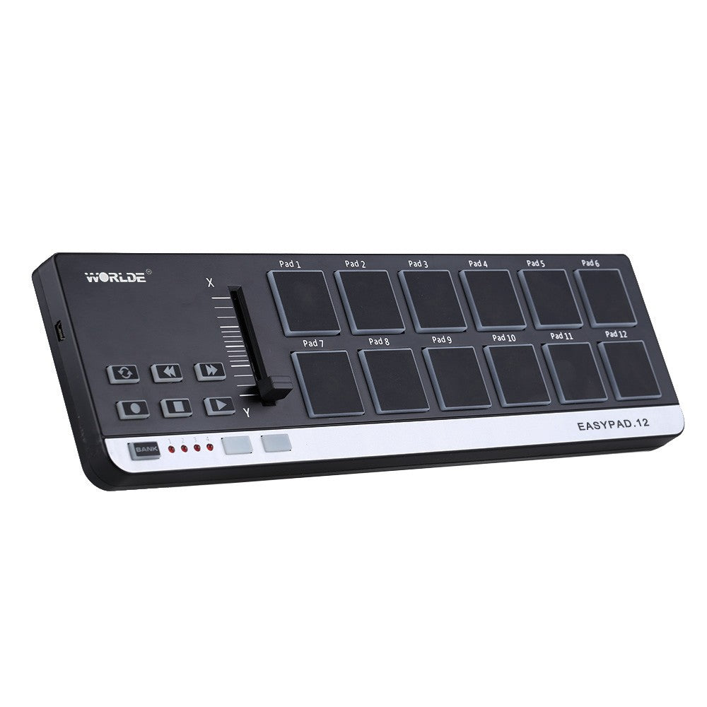 Worlde EasyPad.12 Mini USB MIDI Controller - 12 Portable Drum Pads