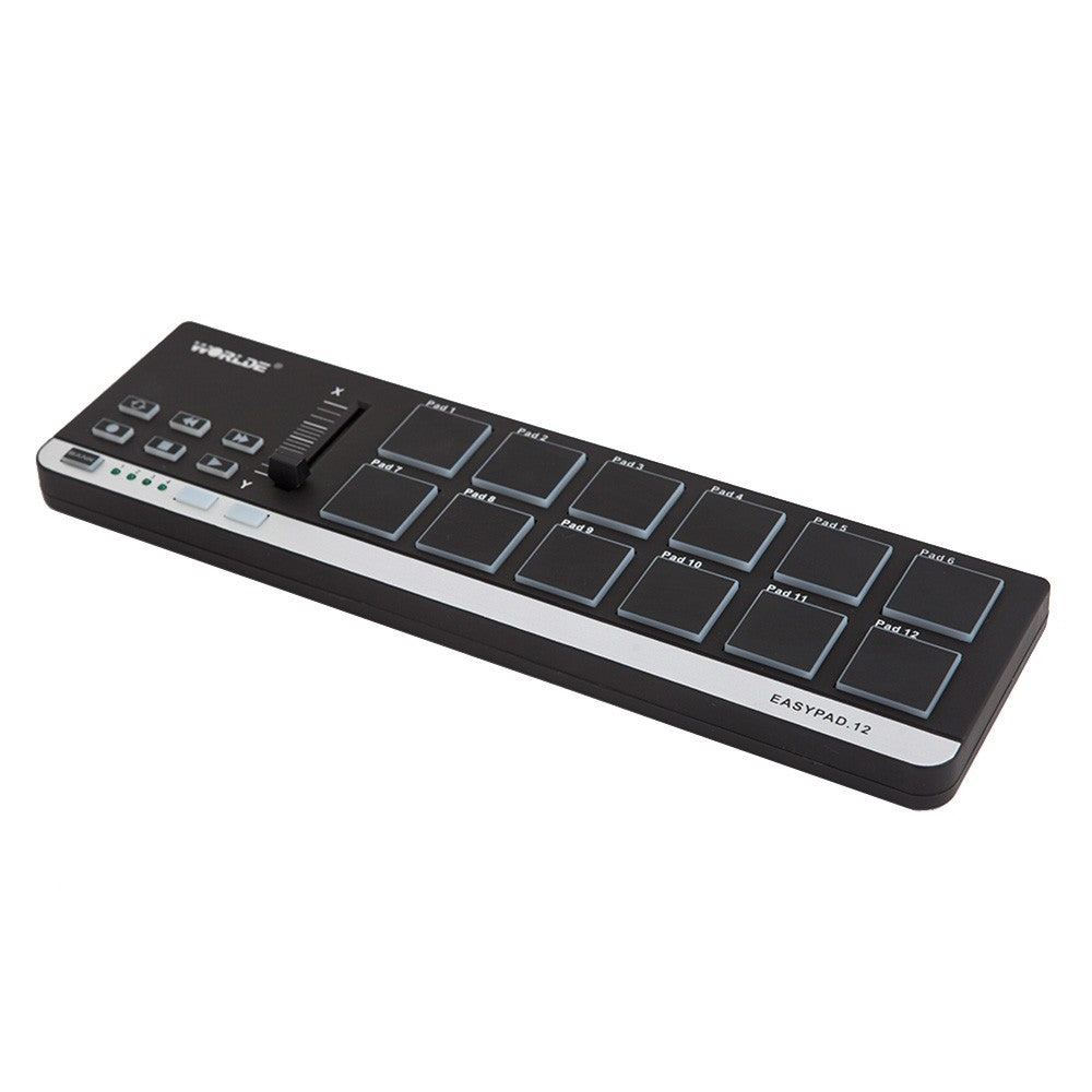 Worlde EasyPad.12 Mini USB MIDI Controller - 12 Portable Drum Pads